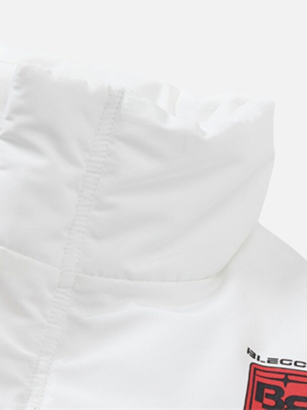 Biker Stand-up Collar Loose Thickened Cotton Jacket
