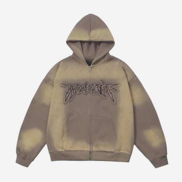 Print Gradient Hoodie