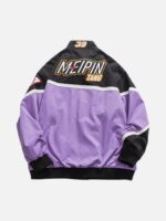 American Street Hip-hop Patchwork Embroidered Jacket -1356