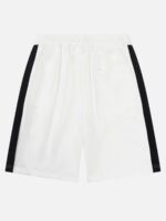 Color-coded Printed Casual Shorts