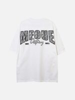 Chained Statue of Liberty and Cash Print T-shirt