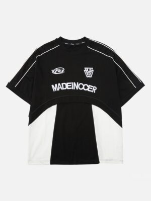 Embroidered Panel T-shirt -1587