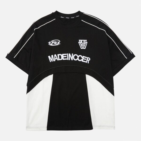Embroidered Panel T-shirt -1587