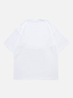 American West Coast Skull Vintage T-shirt Short Sleeve