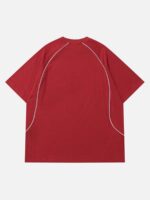 Retro Letter Print T-shirt