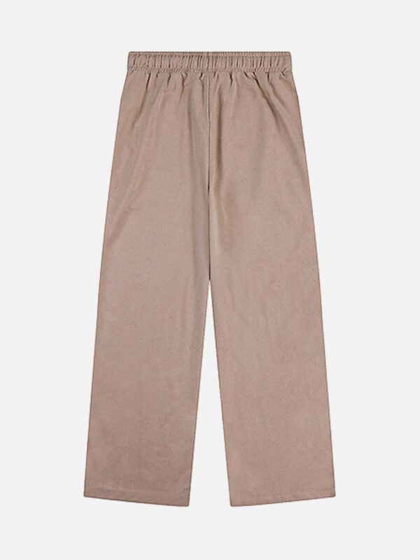 American Casual Suede Loose Pants