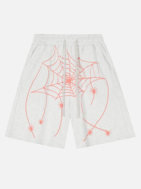 American Vintage Spider Print Shorts