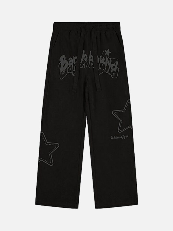 American Casual Suede Loose Pants