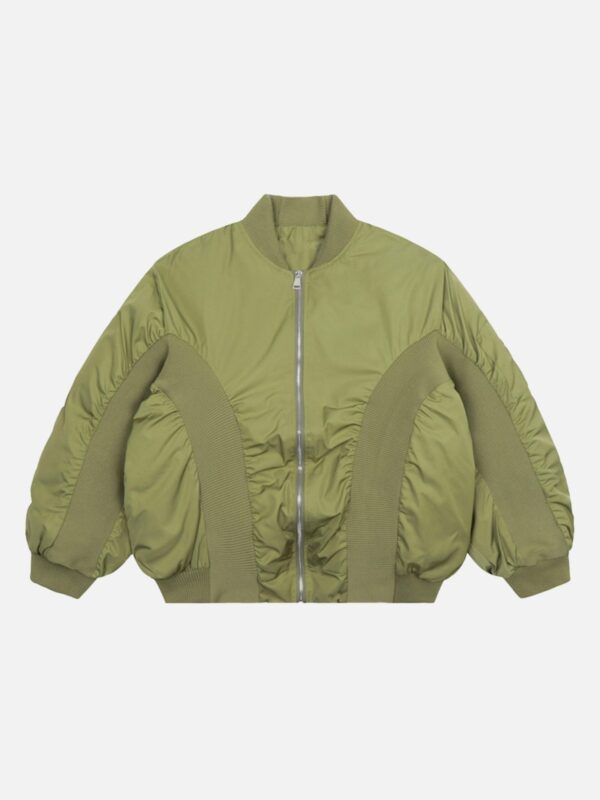 American Style Trend Simple Loose Warm Flight Cotton Jacket - 1482