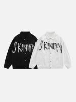 American Street Personality Loose Vintage Lapel Denim Jacket