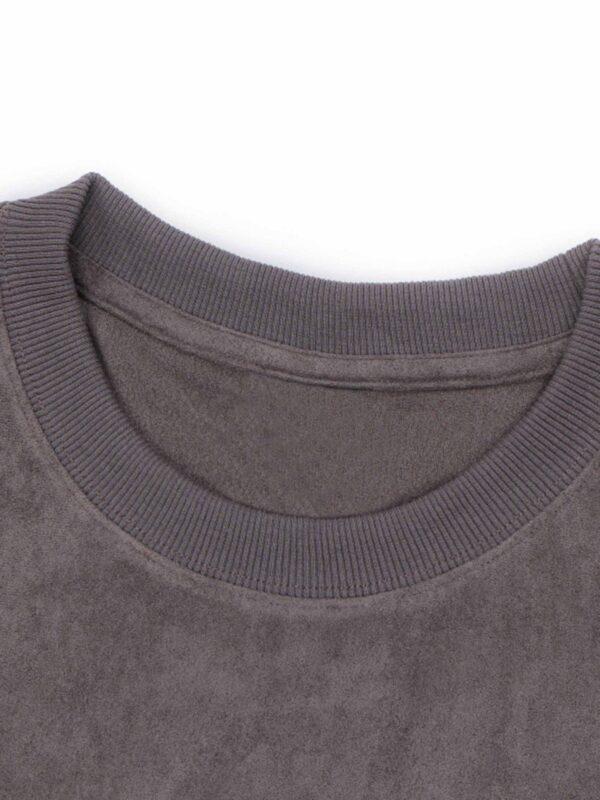 Retro Letter Print Cotton T-shirt