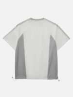 Paneled Print T-shirt -1586