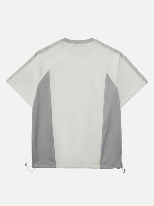 Paneled Print T-shirt -1586