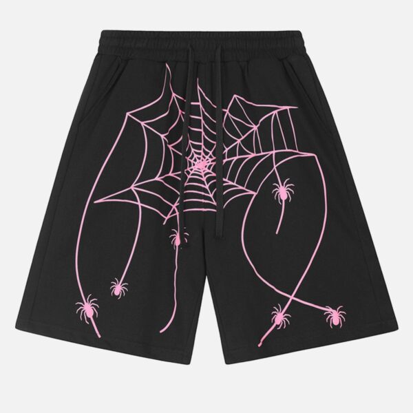 American Vintage Spider Print Shorts