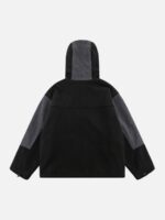 Rocking Fleece Color Blocking Zipper Jacket