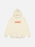 Sunset Letter Print Hooded Sweatshirt