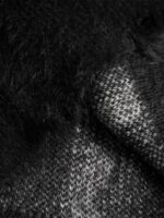 Rip Damage Design Turtleneck Knitwear Sweater - 1525
