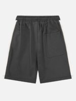 Color-coded Printed Casual Shorts
