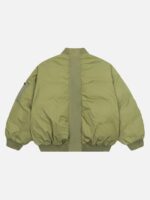 American Style Trend Simple Loose Warm Flight Cotton Jacket - 1482