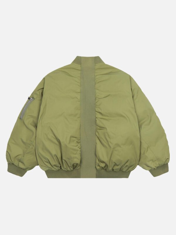 American Style Trend Simple Loose Warm Flight Cotton Jacket - 1482
