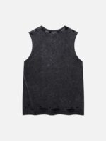 Hip-hop Letter Print Ragged Undershirt