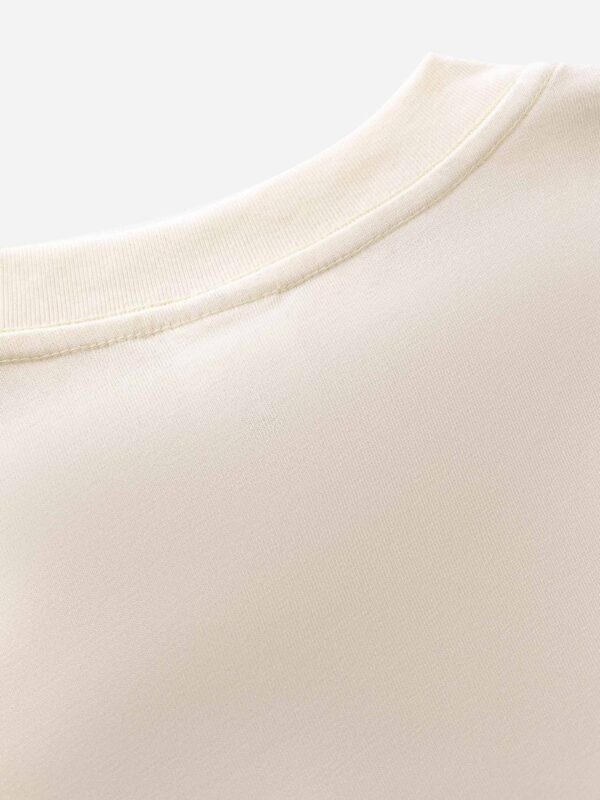 Made Retro Skull Letter Foam T-shirt