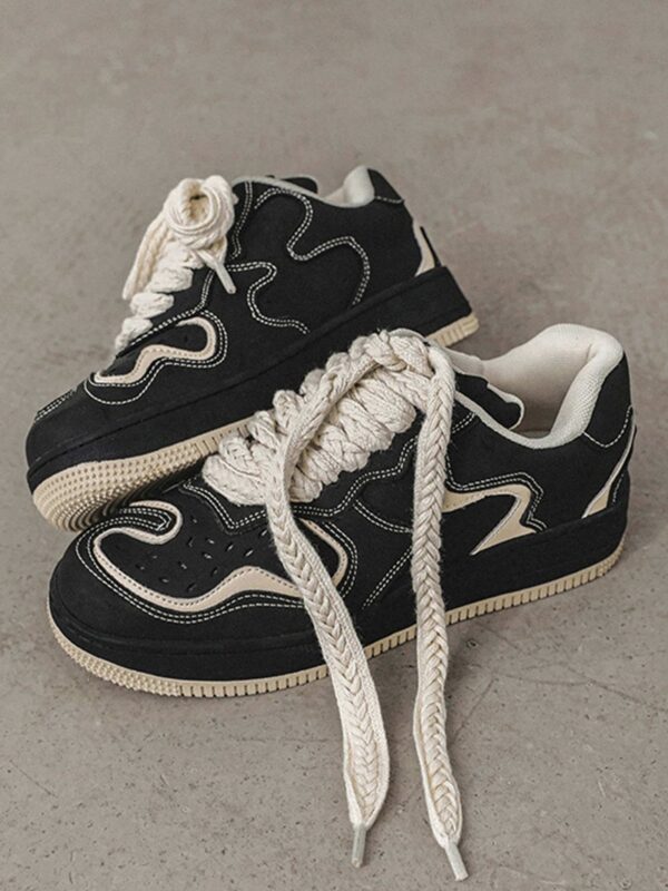 High Street Niche Design Skateboard Couple Shoes -1479
