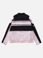 Embroidery Baseball Suit Motorcycle Jacket-1517