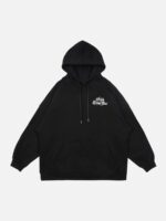 Gesture Print Hoodie -1268