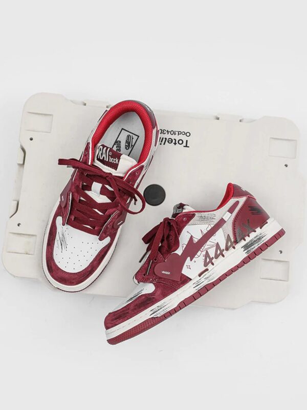 Graffiti Skate Sports Casual Shoes - 1499