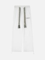 High Waist Straight Cotton Sweatpants -1284