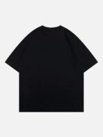 Masked Gangster Portrait Printed T-Shirt-1533