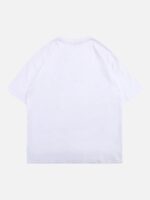 Masked Gangster Portrait Printed T-Shirt-1533