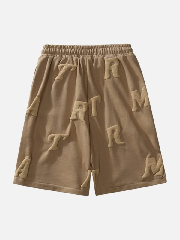 Monogram Embossed Shorts -1188