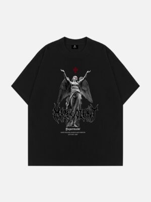 Dark Print T-shirt -1428