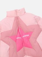 American High Street Stars Thickened With Cotton Stand-up Collar Cotton Jacket - 1560