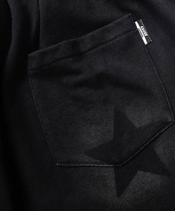Star Letter Print Drawstring Shorts -1601