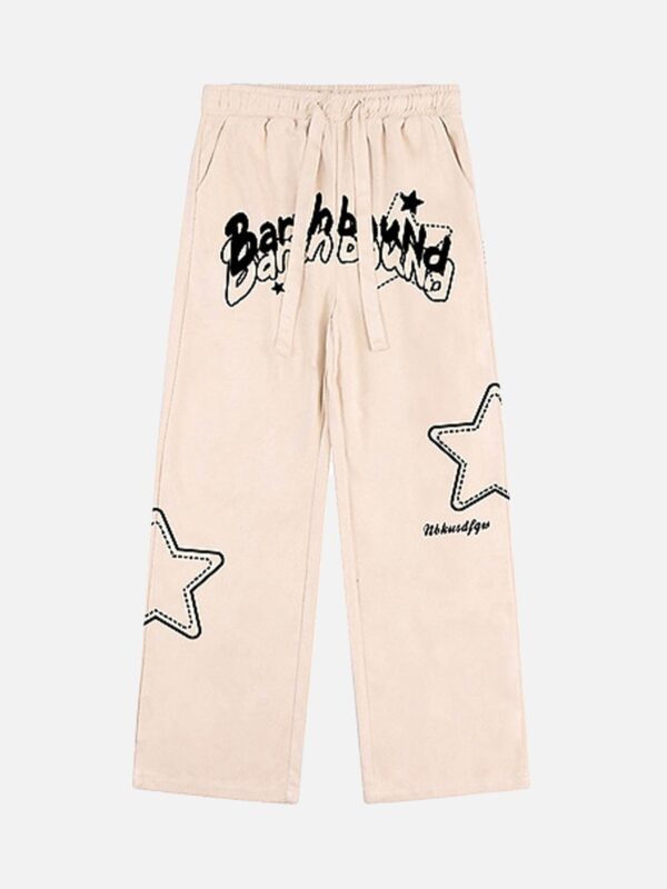 American Casual Suede Loose Pants