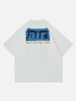 American Cartoon Character Print T-shirt