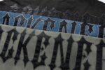 Tie-dye Gradient Letter Embroidery T-shirt - 1542