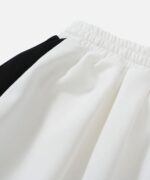 Color-coded Printed Casual Shorts