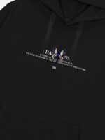 Dark Butterfly Printed Hoodie