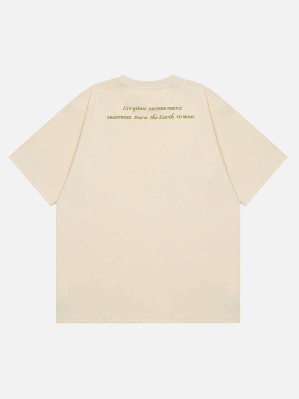 Retro Star Print T-shirt