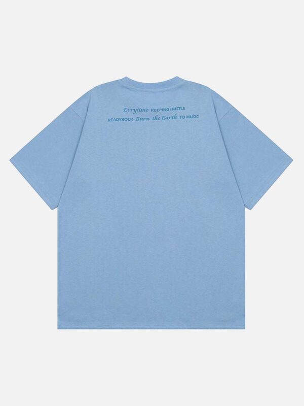 Retro Star Print T-shirt