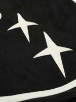 Suede Letter Embroidery Shorts