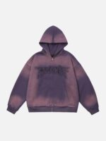 Print Gradient Hoodie