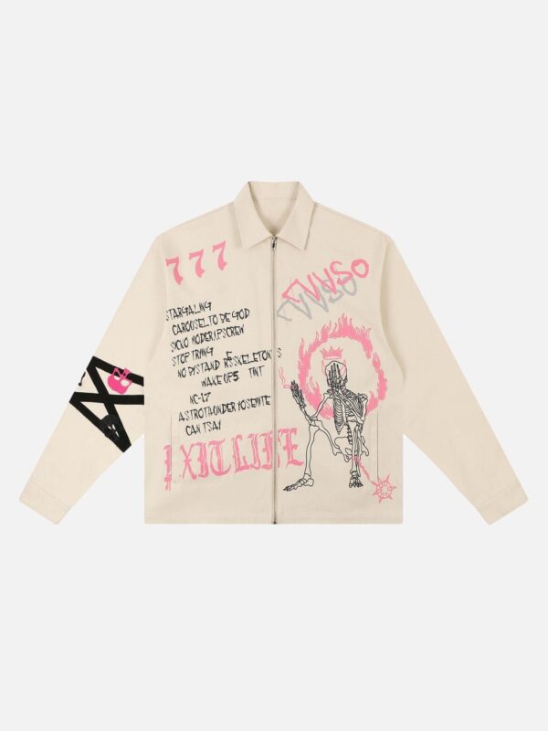 Graffiti Zipper Jacket