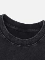 Dark Time Hourglass Print T-shirt