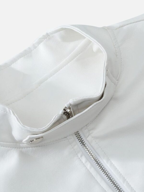 American Vintage Hip-hop Biker Cotton Jacket -1539