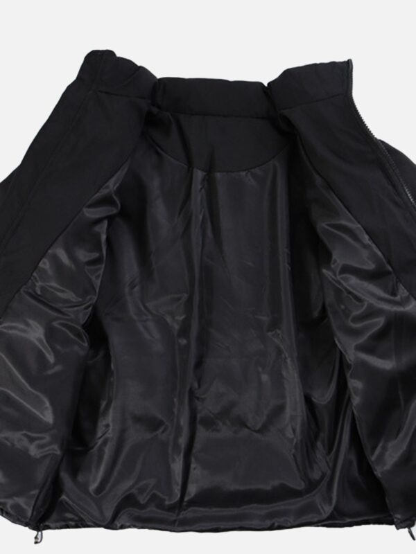 American Retro Letter Print Autumn And Winter Thickening Loose Down Jacket Couple Models -1393
